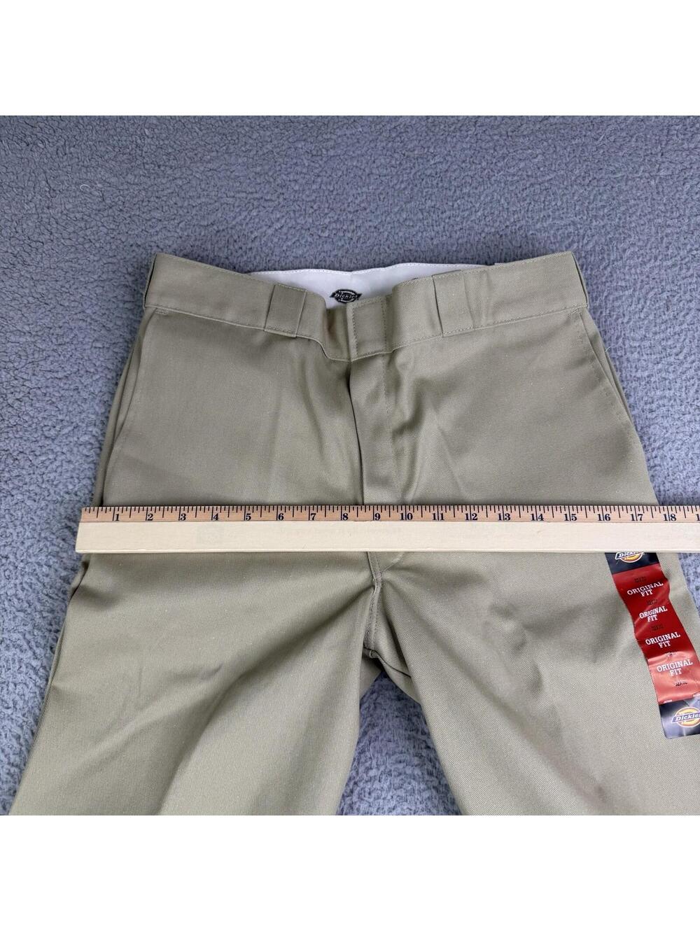 Dickies 874 The Original Work Pants (lot of 2) Original Fit Khaki Size 32x32 NWT - Picture 9 of 15